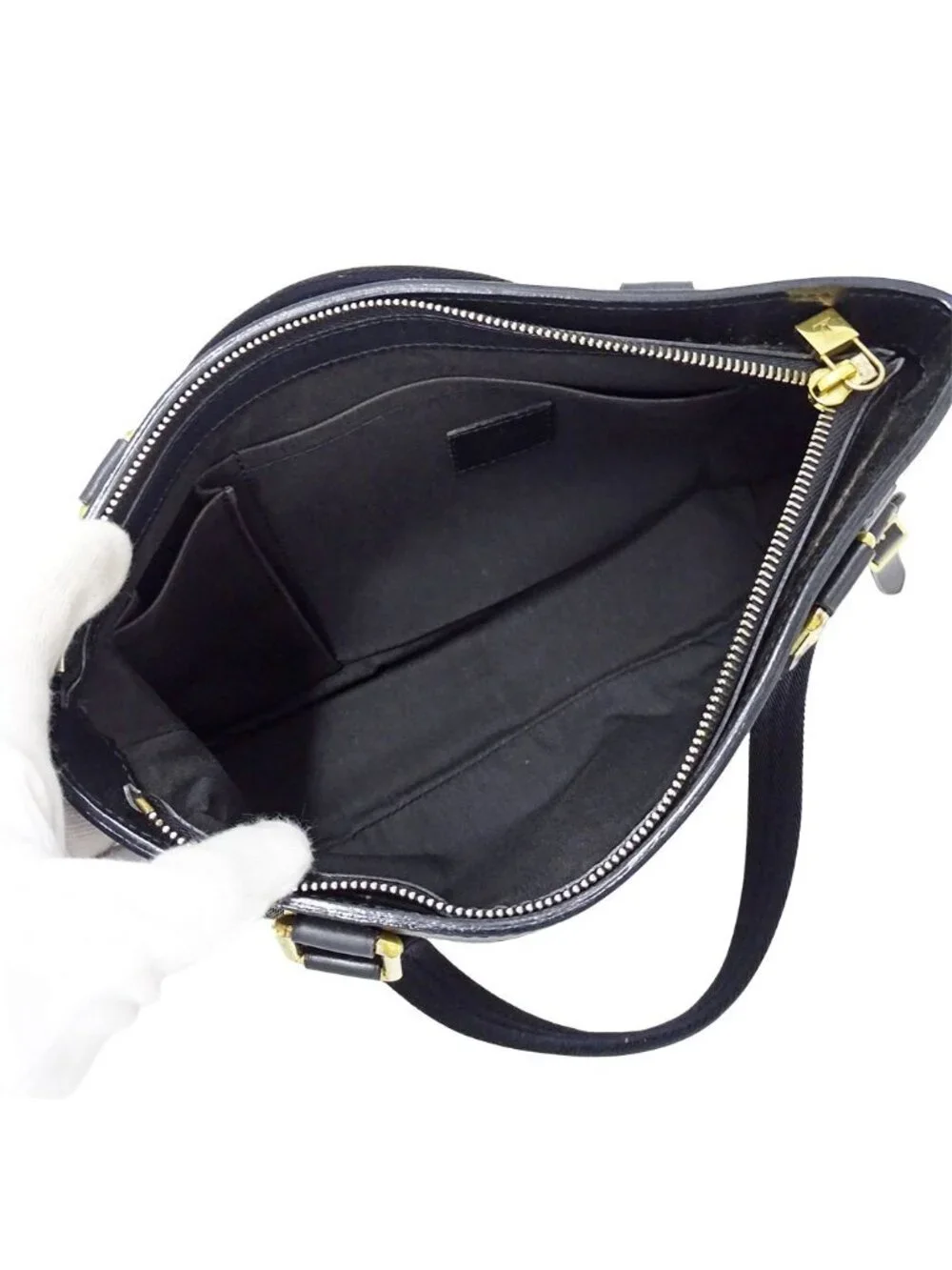 Louis Vuitton Bag Monogram Mini Handbag Lucille PM Noir Black